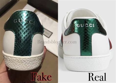 how to tell if gucci sneakers are fake|Gucci ace sneakers gg print.